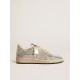 Ball Star LTD with Swarovski crystals and gray suede star Ball Star LTD with Swarovski crystals and gray suede star