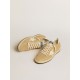 Ball Star in golden Swarovski crystals with milk-white leather star Ball Star in golden Swarovski crystals with milk-white leather star
