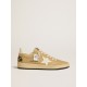 Ball Star in golden Swarovski crystals with milk-white leather star Ball Star in golden Swarovski crystals with milk-white leather star