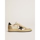 Ball Star in nappa and suede with black glitter star and heel tab Ball Star in nappa and suede with black glitter star and heel tab
