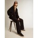 Ball Star in black nappa leather with black glitter star and suede heel tab Ball Star in black nappa leather with black glitter star and suede heel tab