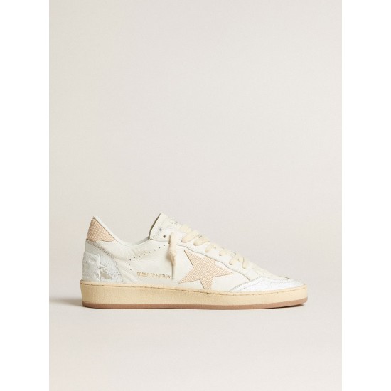 Women’s Ball Star LTD CNY in white leather with ivory star Women’s Ball Star LTD CNY in white leather with ivory star