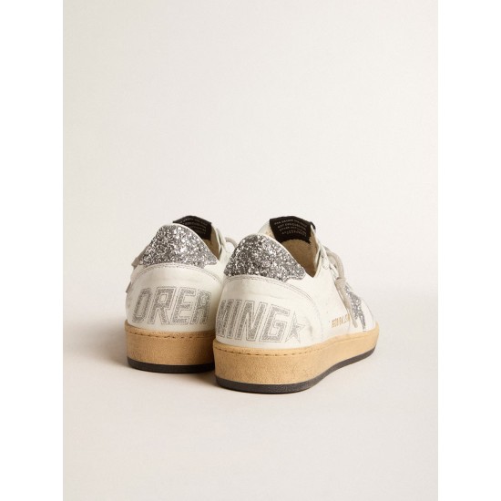 Women’s Ball Star Wishes in nappa leather with white star and glitter heel tab Women’s Ball Star Wishes in nappa leather with white star and glitter heel tab