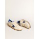 Women’s Ball Star Wishes in white nappa leather with bright blue star and heel tab Women’s Ball Star Wishes in white nappa leather with bright blue star and heel tab