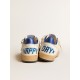 Women’s Ball Star Wishes in white nappa leather with bright blue star and heel tab Women’s Ball Star Wishes in white nappa leather with bright blue star and heel tab