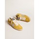 Ball Star in honey suede with silver leather star and heel tab Ball Star in honey suede with silver leather star and heel tab
