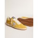 Ball Star in honey suede with silver leather star and heel tab Ball Star in honey suede with silver leather star and heel tab