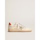 Ball Star LTD with ice-gray suede star and orange heel tab Ball Star LTD with ice-gray suede star and orange heel tab