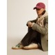 Ball Star LTD in nappa with green crocodile-print leather star Ball Star LTD in nappa with green crocodile-print leather star