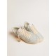 Ball Star LTD in baby blue nappa with white star Ball Star LTD in baby blue nappa with white star