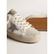 Hi Star with silver glitter star and dove-gray nubuck heel tab Hi Star with silver glitter star and dove-gray nubuck heel tab