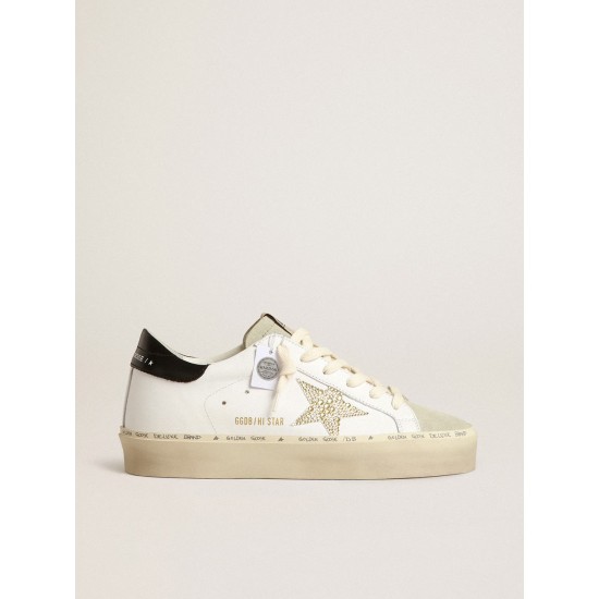 Hi Star with Swarovski crystal star and black heel tab Hi Star with Swarovski crystal star and black heel tab
