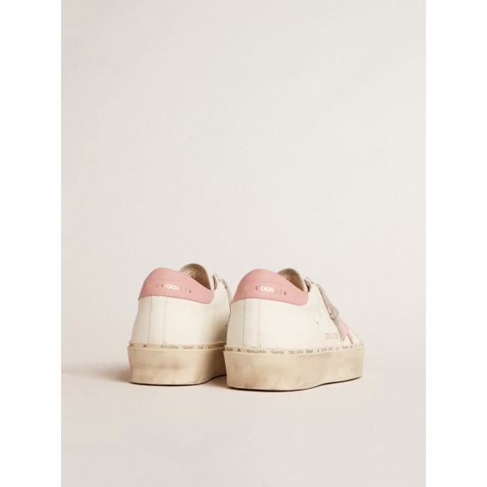 Hi Star with suede star and old rose leather heel tab Hi Star with suede star and old rose leather heel tab