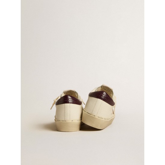 Women's Hi Star LTD in nappa with glitter star and lizard-print heel tab Women's Hi Star LTD in nappa with glitter star and lizard-print heel tab