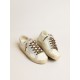 Hi Star LTD in leather with light blue leather star and heel tab Hi Star LTD in leather with light blue leather star and heel tab