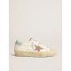 Hi Star LTD with pink suede star and light blue leather heel tab Hi Star LTD with pink suede star and light blue leather heel tab