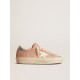 Women's Hi Star in pink suede with cream star and silver leather heel tab Women's Hi Star in pink suede with cream star and silver leather heel tab
