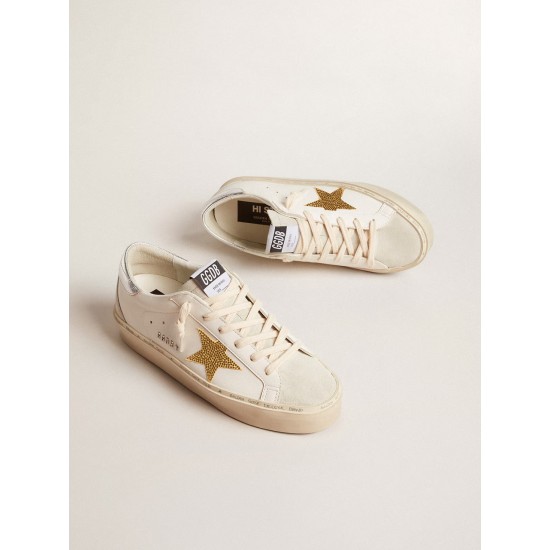 Hi Star with Swarovski crystal star and silver leather heel tab Hi Star with Swarovski crystal star and silver leather heel tab