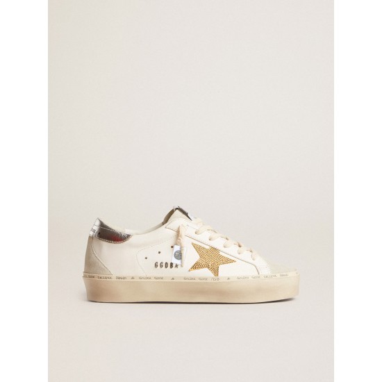 Hi Star with Swarovski crystal star and silver leather heel tab Hi Star with Swarovski crystal star and silver leather heel tab