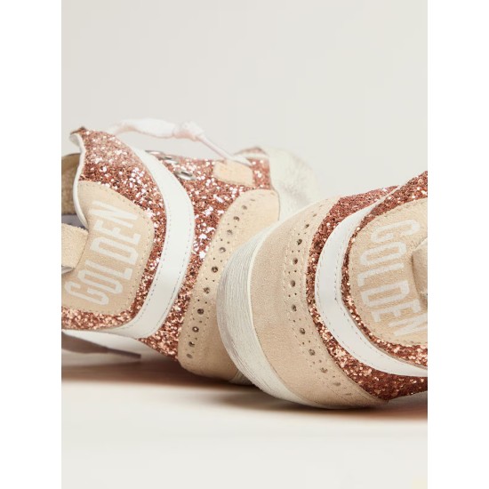 Women's Mid Star with gold glitter Women's Mid Star with gold glitter