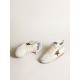Women's Mid Star LTD in white nylon with leopard print pony skin star Women's Mid Star LTD in white nylon with leopard print pony skin star