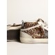 Women's Mid Star in leopard print pony skin with black star Women's Mid Star in leopard print pony skin with black star