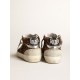 Women's Mid Star in leopard print pony skin with black star Women's Mid Star in leopard print pony skin with black star