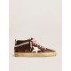 Mid Star in brown suede with white leather star Mid Star in brown suede with white leather star