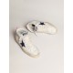 Mid Star with blue glitter star and pink suede heel tab Mid Star with blue glitter star and pink suede heel tab