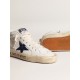 Mid Star with blue glitter star and pink suede heel tab Mid Star with blue glitter star and pink suede heel tab