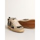 Mid Star LTD in nappa leather with suede star and studded flash Mid Star LTD in nappa leather with suede star and studded flash