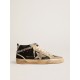 Mid Star LTD in nappa leather with suede star and studded flash Mid Star LTD in nappa leather with suede star and studded flash