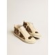 Mid Star LTD in zebra-print pony skin with suede star and brown flash Mid Star LTD in zebra-print pony skin with suede star and brown flash