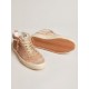 Women's Mid Star LTD in pink suede with pink lizard-print leather star Women's Mid Star LTD in pink suede with pink lizard-print leather star