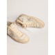 Women's Mid Star with star in light gray suede and gold flash Women's Mid Star with star in light gray suede and gold flash