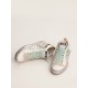 Women's Mid Star with silver star and flash in leopard print pony skin Women's Mid Star with silver star and flash in leopard print pony skin