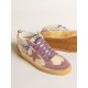 Women’s Mid Star LAB in nylon and nappa with mauve suede star Women’s Mid Star LAB in nylon and nappa with mauve suede star