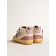 Women’s Mid Star LAB in nylon and nappa with mauve suede star Women’s Mid Star LAB in nylon and nappa with mauve suede star