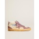 Women’s Mid Star LAB in nylon and nappa with mauve suede star Women’s Mid Star LAB in nylon and nappa with mauve suede star