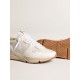 Women's Running Sole in mesh and white nappa Women's Running Sole in mesh and white nappa
