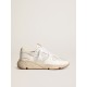 Women's Running Sole in mesh and white nappa Women's Running Sole in mesh and white nappa