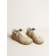 Women’s Running Sole in ice gray with studded suede star Women’s Running Sole in ice gray with studded suede star