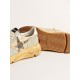 Women’s Running Sole in ice gray with studded suede star Women’s Running Sole in ice gray with studded suede star