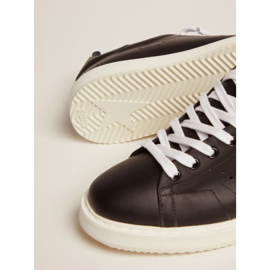 Starter sneakers in total black leather Starter sneakers in total black leather