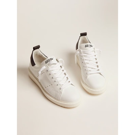 Starter sneakers in leather with black heel tab Starter sneakers in leather with black heel tab