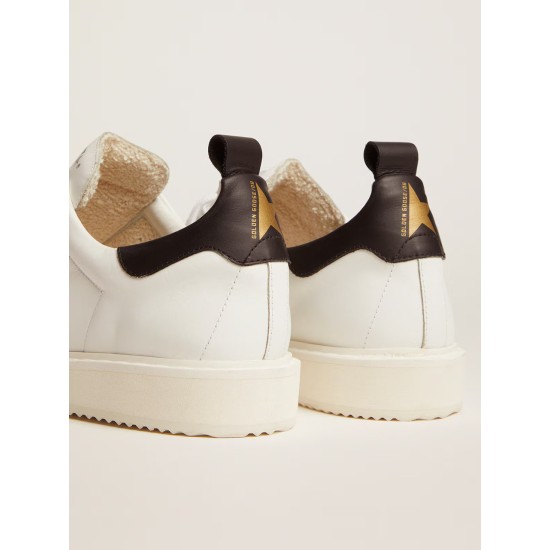 Starter sneakers in leather with black heel tab Starter sneakers in leather with black heel tab