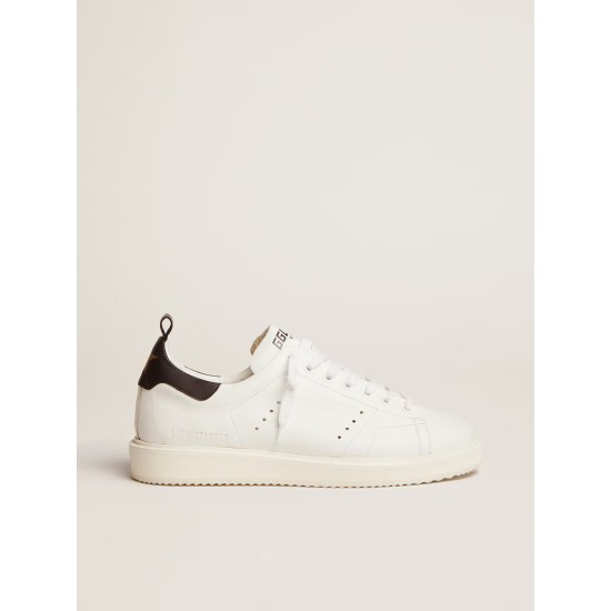 Starter sneakers in leather with black heel tab Starter sneakers in leather with black heel tab