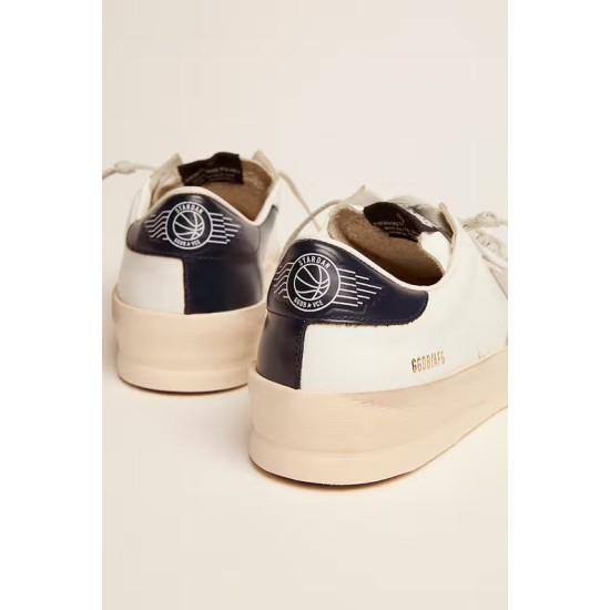 Women’s Stardan with ice-gray suede star and blue heel tab Women’s Stardan with ice-gray suede star and blue heel tab