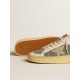 Women's Stardan in suede with sand star and silver Swarovski crystal inserts Women's Stardan in suede with sand star and silver Swarovski crystal inserts