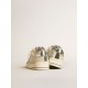 Stardan in nappa with silver mirror-effect star and heel tab Stardan in nappa with silver mirror-effect star and heel tab